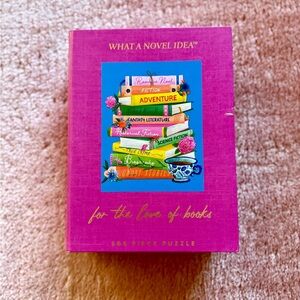 NWT What a novel Idea For The Love of Books 500 piece puzzle book